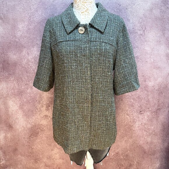 J. Jill Short Sleeve Tweed Jacket - Picture 3 of 8